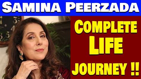 Influence of Samina Peerzada in the Entertainment Sector