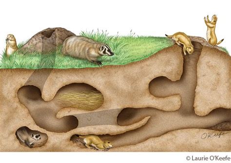 Inside the Ferret's Den: Unveiling Their Intricate Burrowing Systems