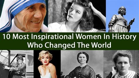 Inspirational Figures Who Influence Her