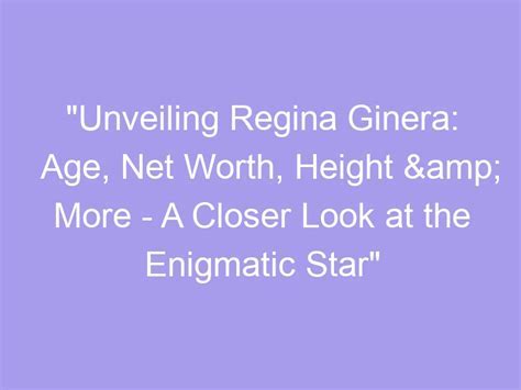 Interesting Height Tidbits about the Enigmatic Star