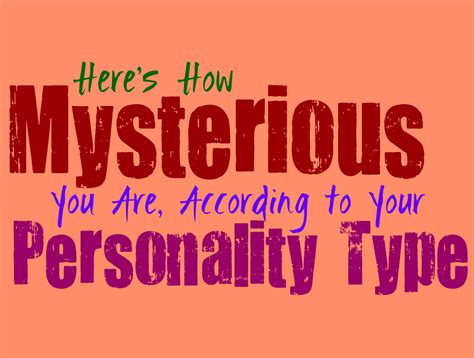 Introduction to the Mysterious Personality