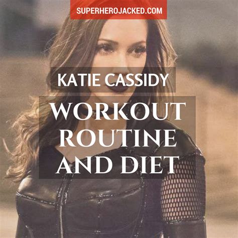 Investigating Jodi Cassidy's Fitness Routine