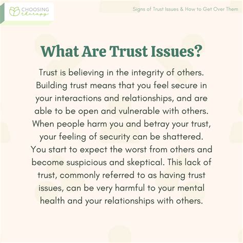 Issues of Deep Trust and Communication in Relationship: Reasons and Consequences