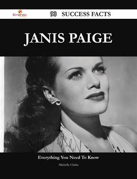 Janis Paige's Journey to Success