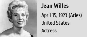 Jean Willes: A Brief Biography