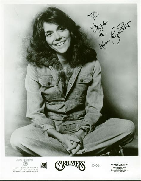 Karen Carpenter's Signature Figure