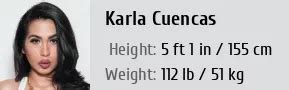 Karla Cuencas Height