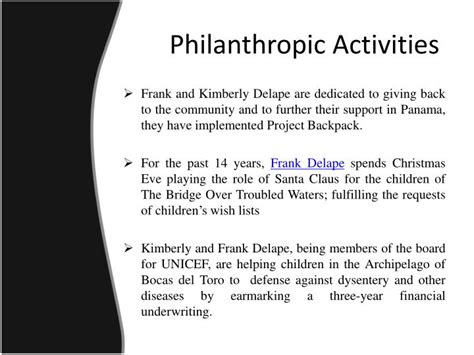 Kimberly Kendall's Philanthropic Activities