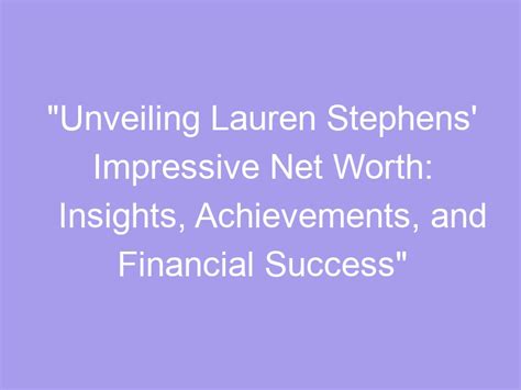 Lauren Hill's Financial Success and Achievements