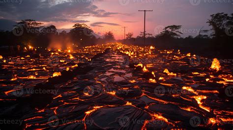 Lava Streams: A Captivating Showcase of Nature's Blazing Elegance