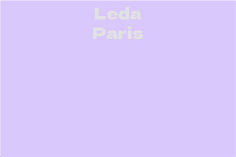 Leda Paris: A Role Model for Many