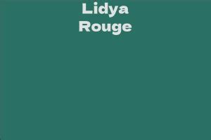 Lidya Rouge's Net Worth and Earnings