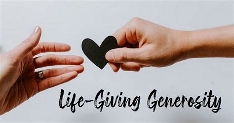 Life and Career Journey of Generosity End