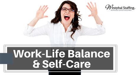 Maintaining balance and self-care in the industry