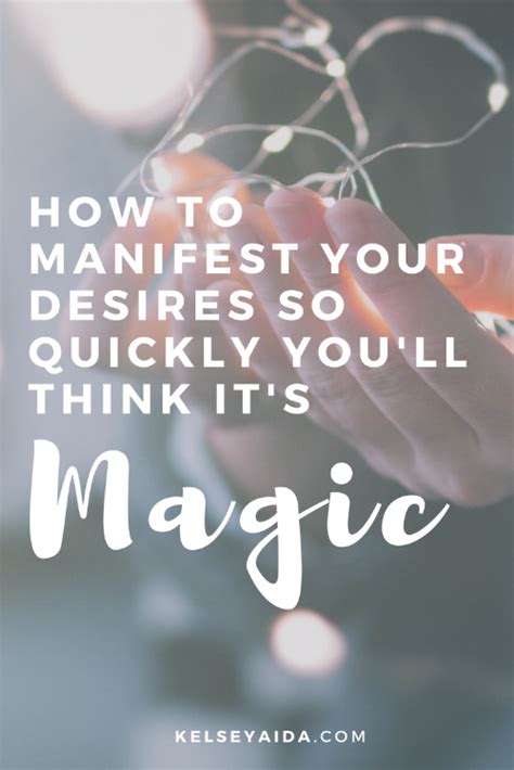 Manifesting Your Desires: Bringing Your Imagination to Life