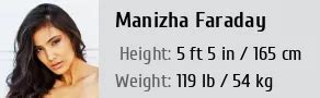 Manizha Faraday's Height, Figure, and Style