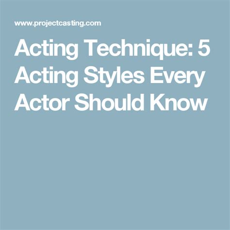 Margo Claire's Acting Style and Approach