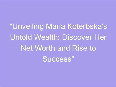 Maria Millions: Net Worth