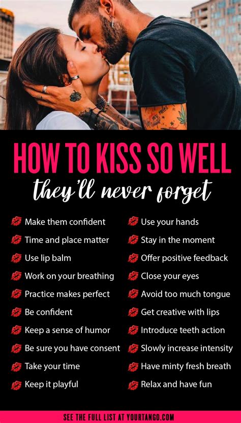 Mastering the art of passionate kissing: Advanced techniques for experienced individuals