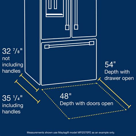 Measure Your Space: Ensuring the fridge will fit in your kitchen