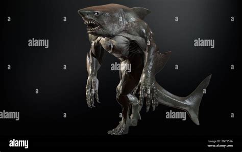 Merging Myth and Reality: The Intriguing Saga of the Terrifying Shark Humanoid