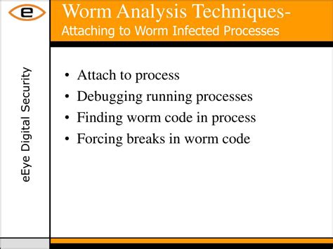 Methods for Analyzing and Decoding Nightmares of Consumed by Worms