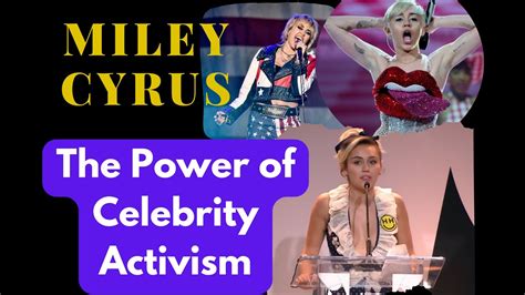 Miley Cyrus: Philanthropy and Activism Work