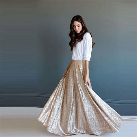 Mixing and Matching: Creating Stunning Outfits with Floor-length Skirts