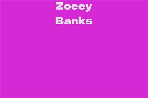 Net Worth: How Zoeey Banks' Wealth Accumulated