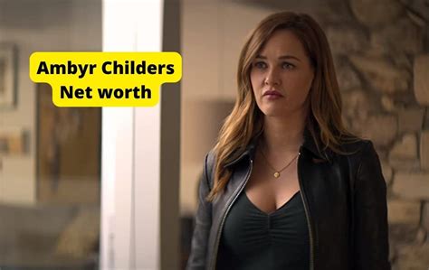 Net Worth and Earnings of Ambyr Childers