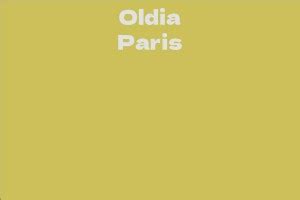 Oldia Paris Net Worth and Success