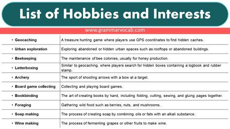 Omenaa's favorite hobbies and interests