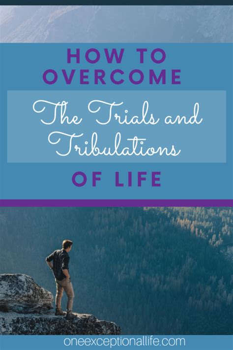 Overcoming Obstacles: Trials and Tribulations