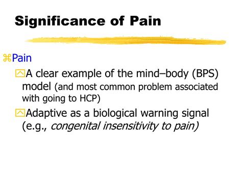 Pain and its Psychological Significance in Dreams