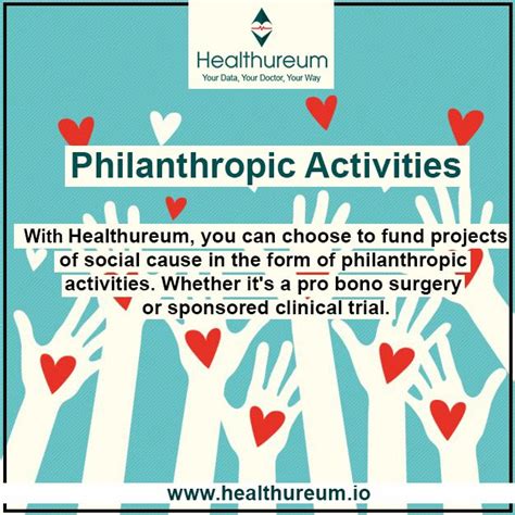 Philanthropic Activities and Social Causes