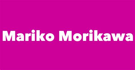 Philanthropic Initiatives of Mariko Morikawa