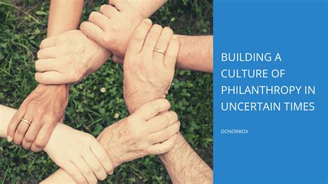 Philanthropic Work and Activism Efforts