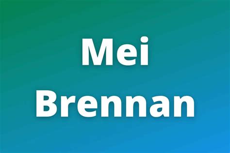 Philanthropic Work and Contributions of Mei Brennan