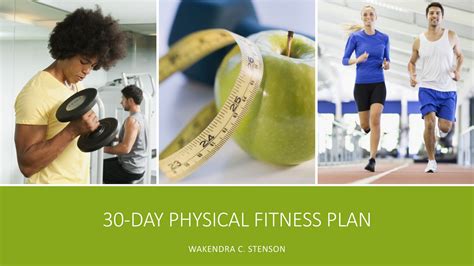 Physical fitness routine and diet