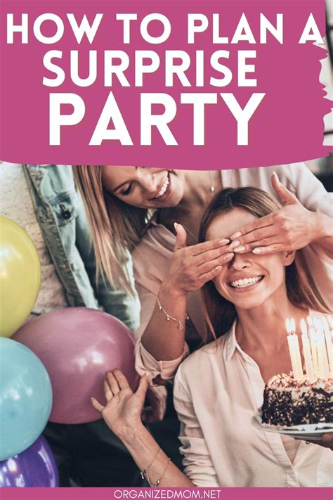 Planning a Surprise Party to Delight Someone Special