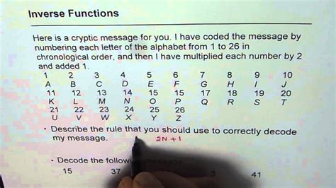 Possible Meanings: Deciphering the Message