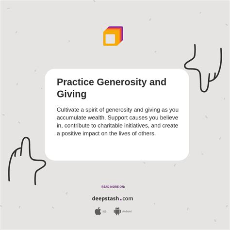 Practicing Generosity and Giving to Cultivate Prosperity