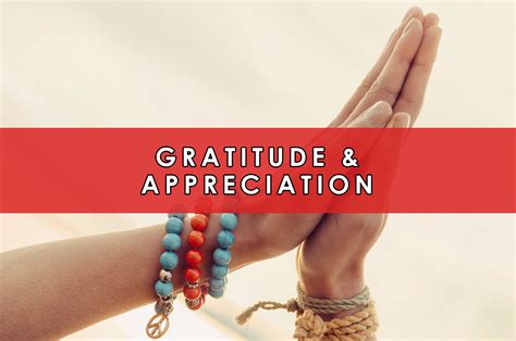 Practicing Gratitude and Appreciation