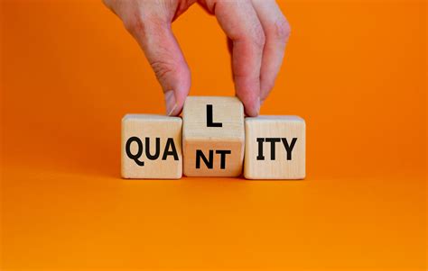 Prioritizing Quality over Quantity