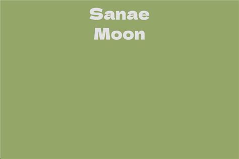 Projecting Sanae Moon's Future Career Prospects