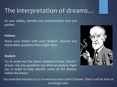 Psychological Analysis: The Potential Psychological Significance of the Dream