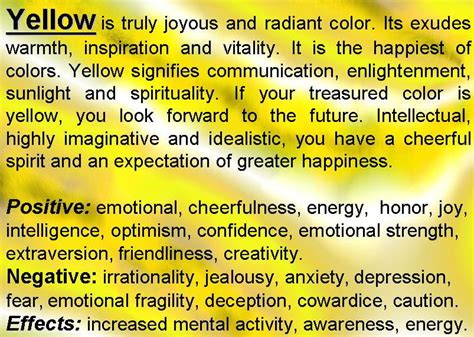 Psychological Interpretation: The Symbolic Power of Yellow in Dreams