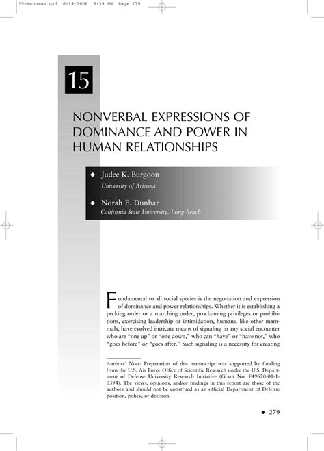 Psychological Interpretation: Understanding Power and Dominance