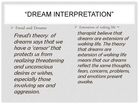 Psychological Perspectives: Unconscious Desires and Fears Reflected in Dreams Involving Removal of the Human Visual Organ