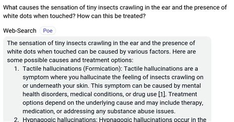 Psychological interpretation: Connecting the sensation of tiny insects moving on the scalp with our subconscious